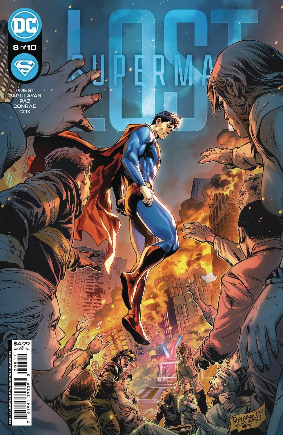 SUPERMAN LOST #8 (OF 10) CVR A CARLO PAGULAYAN & JASON PAZ
DC COMICS
(15th November 2023)