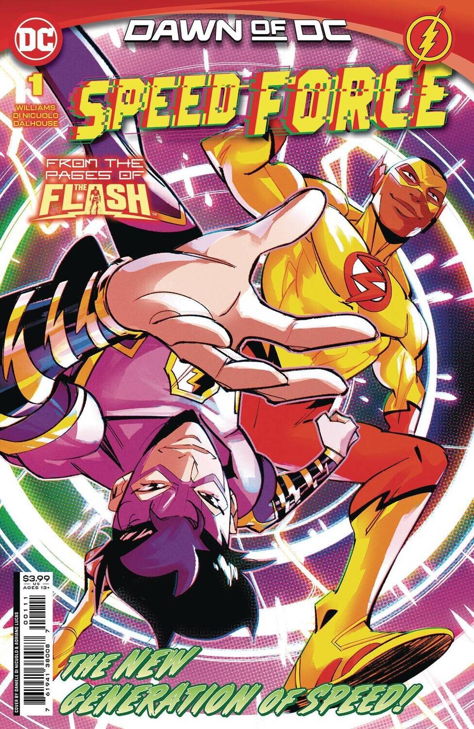 SPEED FORCE #1 (OF 6) CVR A DANIELE DI NICUOLO
DC COMICS
(15th November 2023)