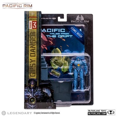 McFarlane Toys PACIFIC RIM GIPSY DANGER (JAEGER) Action Figure set with Comic