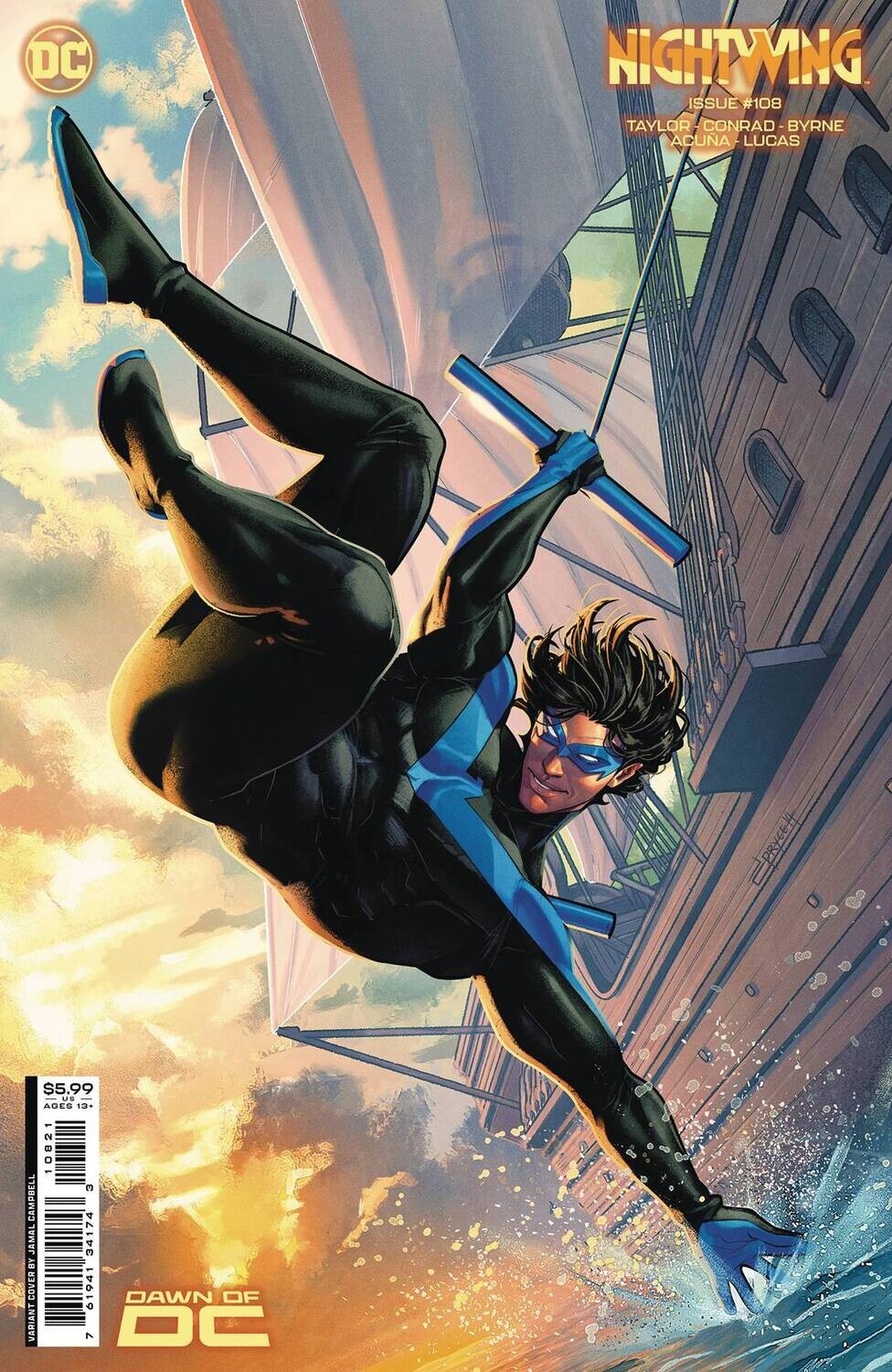 NIGHTWING #108 CVR B JAMAL CAMPBELL CSV
DC COMICS
(22nd November 2023)
