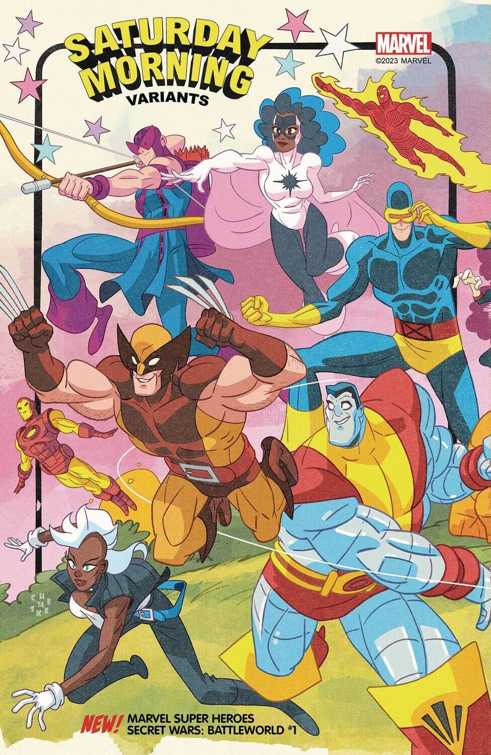 MSH SECRET WARS BATTLEWORLD #1 GALLOWAY SATURDAY MORNING VAR
MARVEL COMICS
(22nd November 2023)