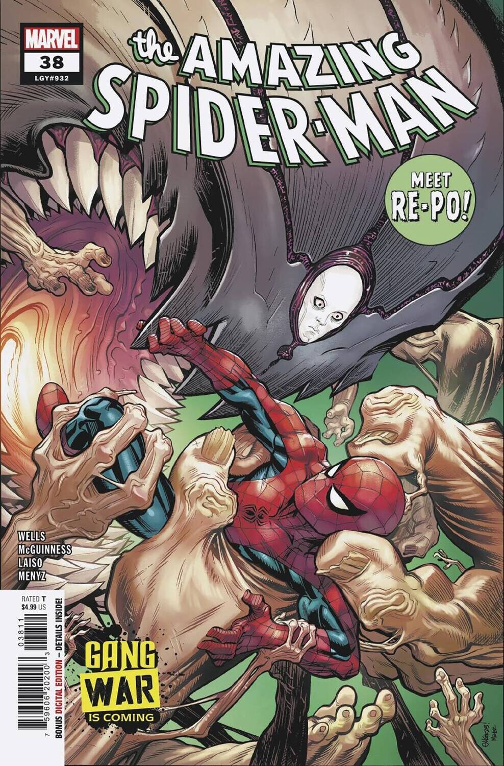 AMAZING SPIDER-MAN #38
MARVEL COMICS
(22nd November 2023)