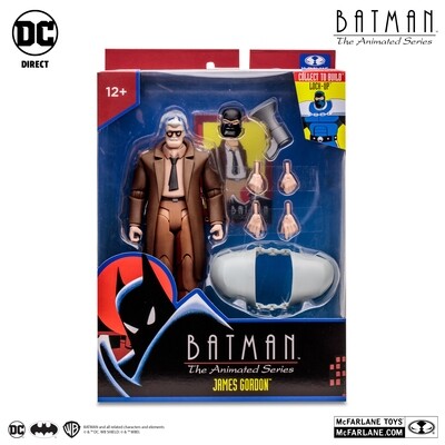 **PRE ORDER** DC DIRECT COLLECTIBLES 6" BATMAN THE ANIMATED SERIES COMMISIONER JAMES GORDON (LOCK-UP BAF)