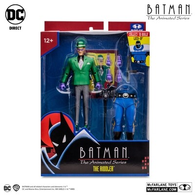 DC DIRECT COLLECTIBLES 6" BATMAN THE ANIMATED SERIES THE RIDDLER (LOCK-UP BAF)