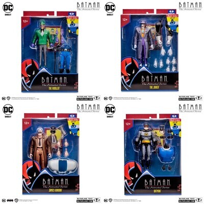 **PRE ORDER** DC DIRECT COLLECTIBLES 6" BATMAN THE ANIMATED SERIES 2 SET OF 4 ACTION FIGURES (LOCK-UP BAF)