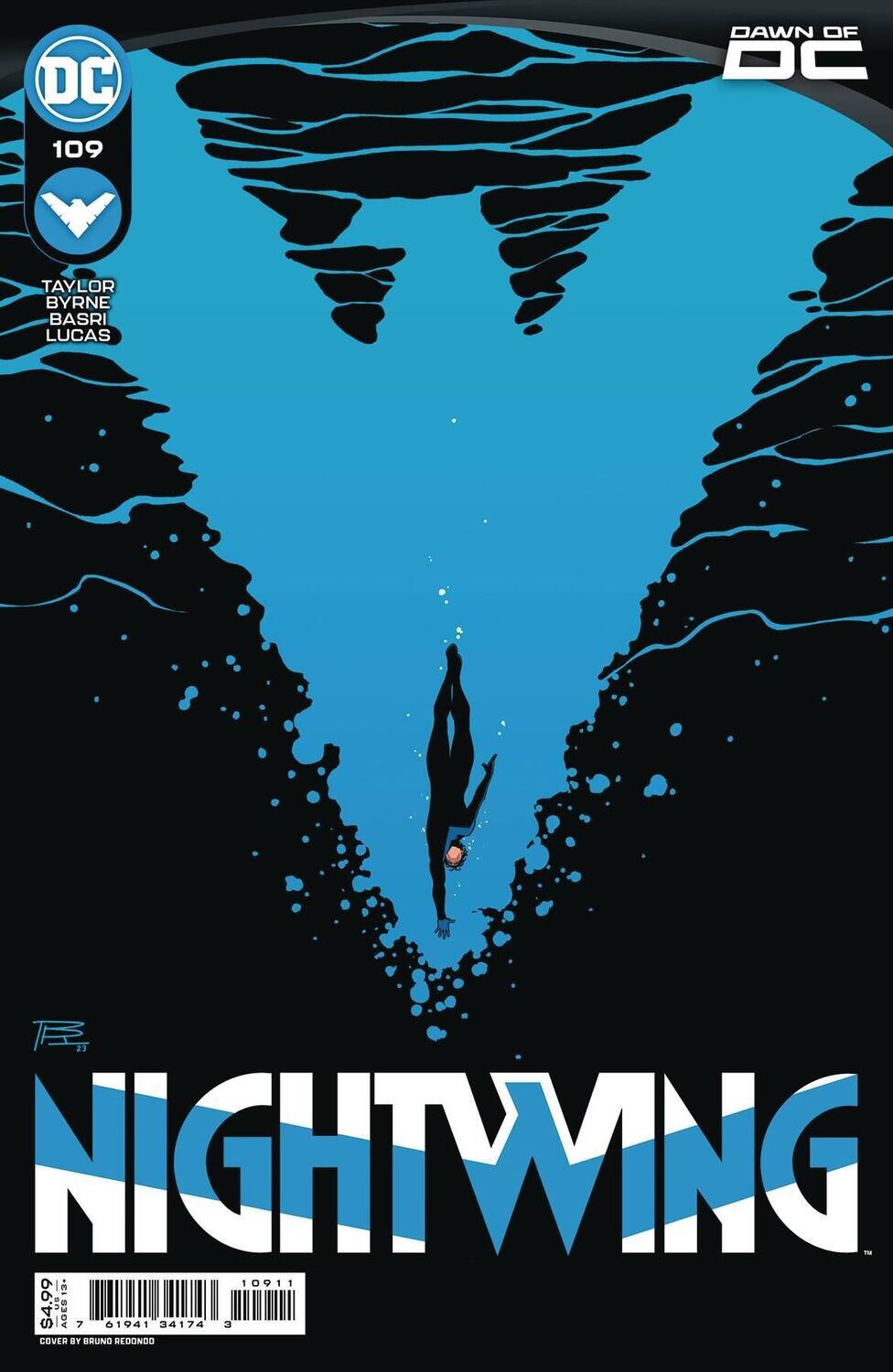 NIGHTWING #109 CVR A BRUNO REDONDO (TITANS BEAST WORLD) DC COMICS (20th December 2023)