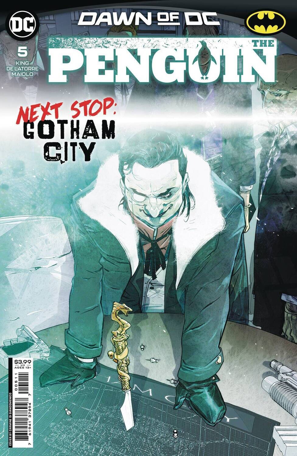 PENGUIN #5 CVR A CARMINE DI GIANDOMENICO
DC COMICS
(27th December 2023)