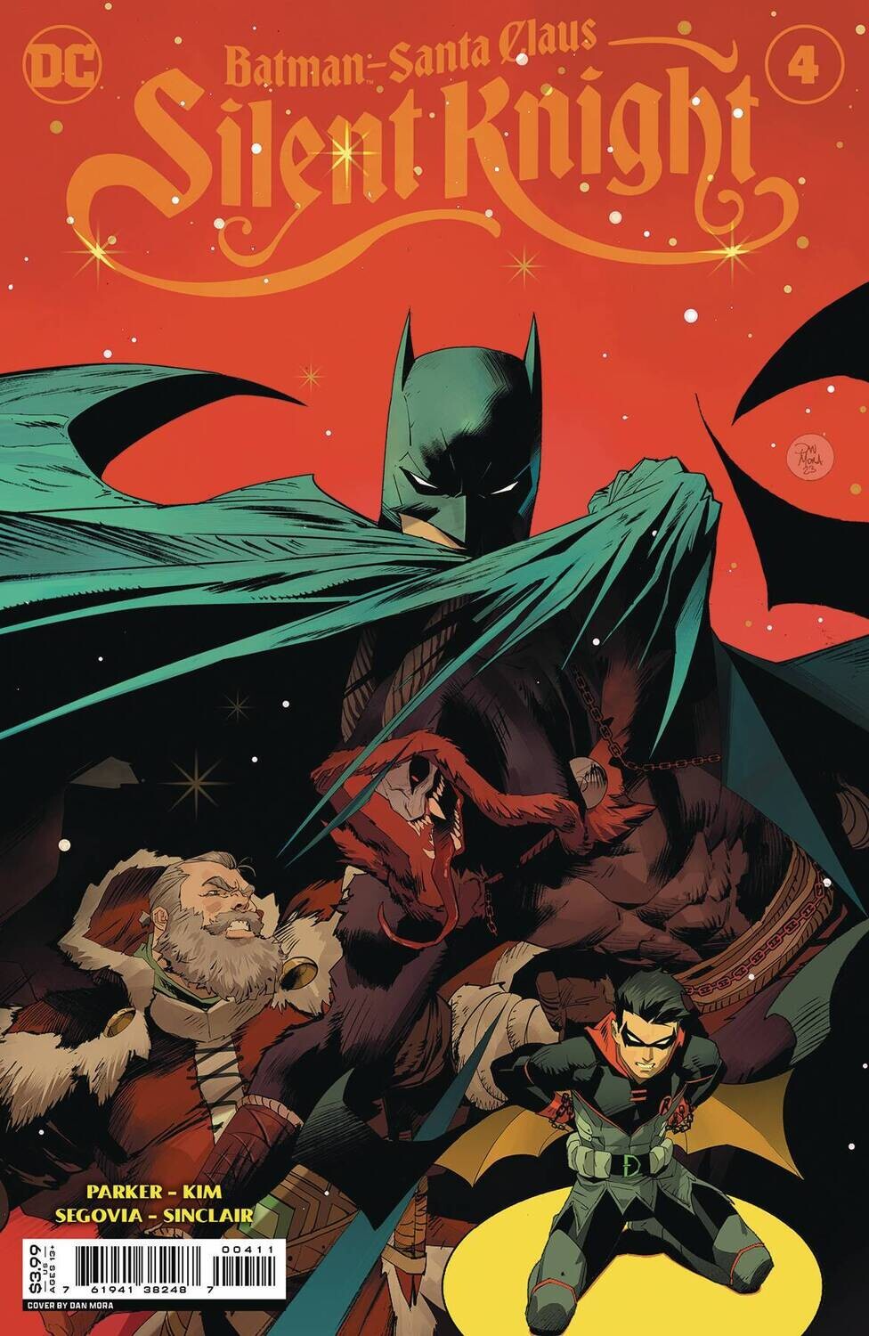 BATMAN SANTA CLAUS SILENT KNIGHT #4 (OF 4) CVR A DAN MORA
DC COMICS
(27th December 2023)