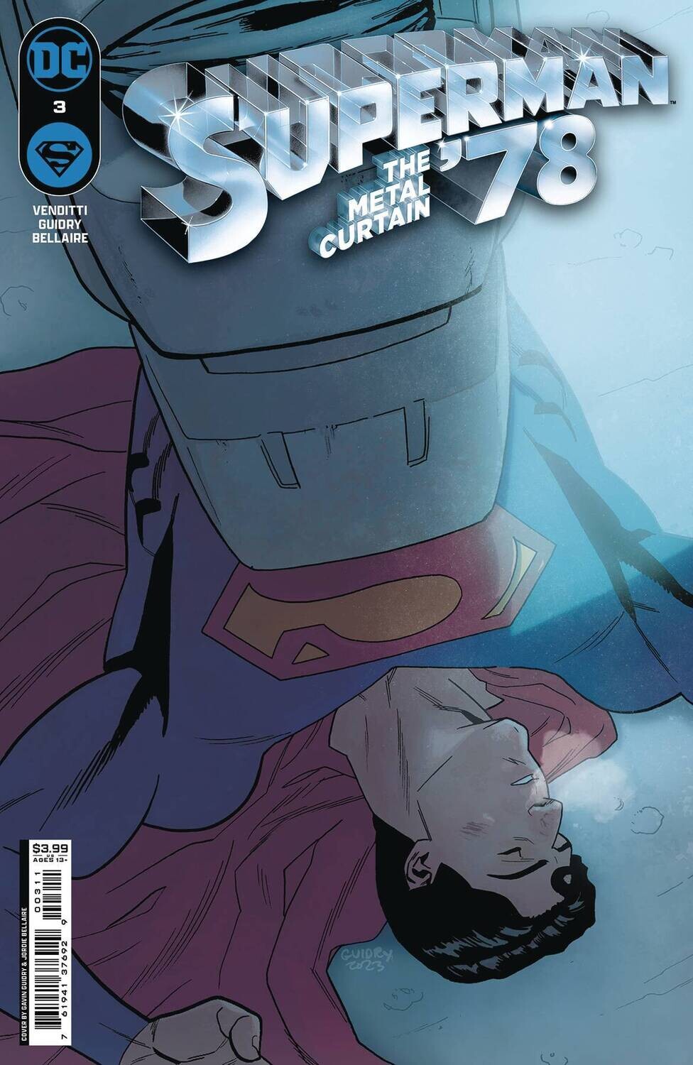 SUPERMAN 78 THE METAL CURTAIN #3 (OF 6) CVR A GAVIN GUIDRY DC COMICS (3rd January 2024)