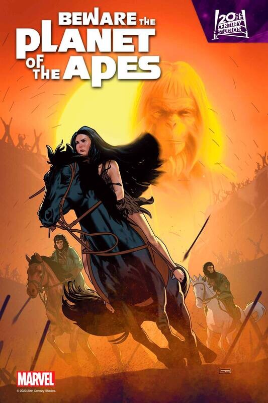 BEWARE THE PLANET OF THE APES #1
MARVEL COMICS
(3rd January 2024) BEWARE THE PLANET OF THE APES #1
MARVEL COMICS
(3rd January 2024)