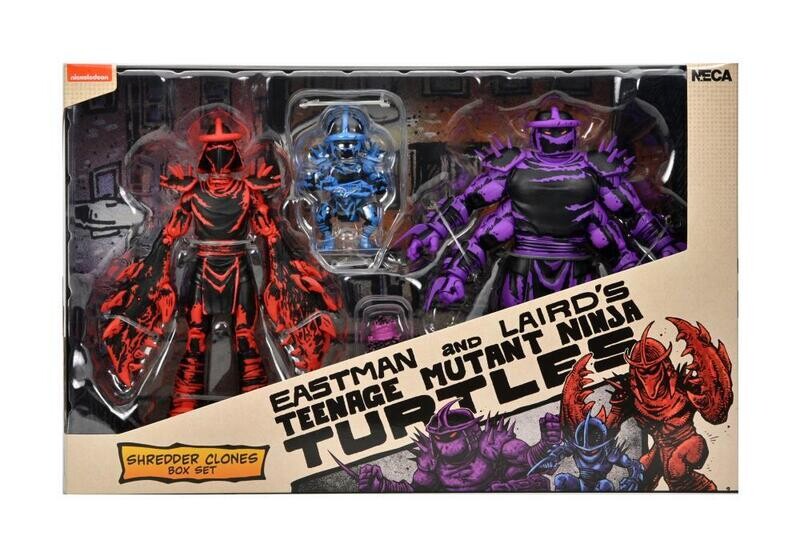 NECA 7" Scale TMNT Teenage Mutant Ninja Turtles Shredder Clones (Mirage Comics) Boxset