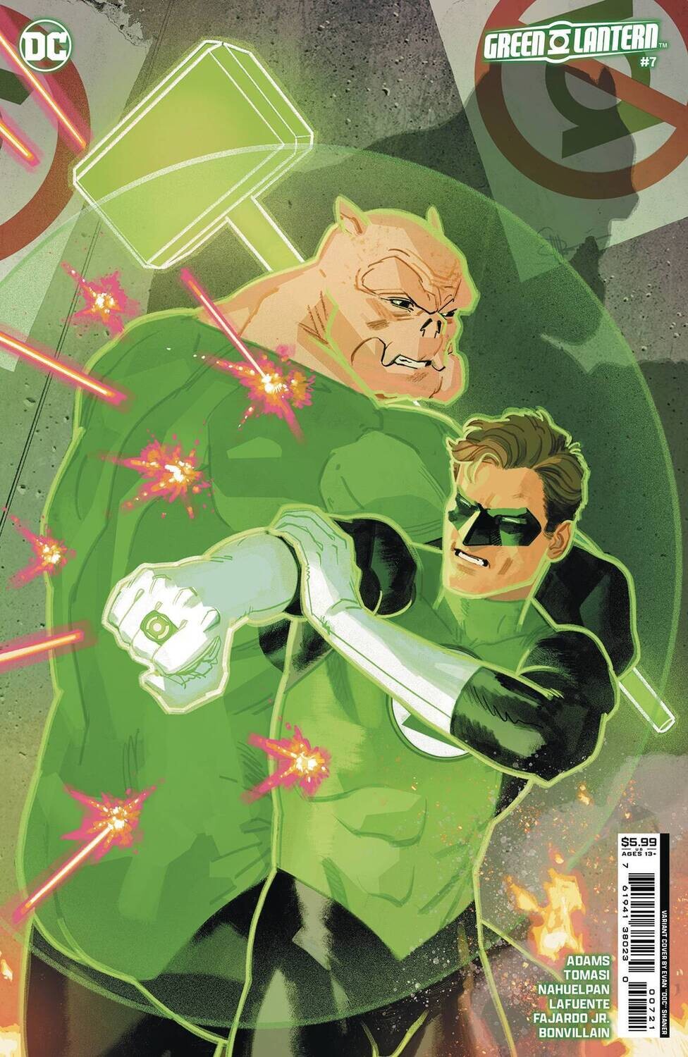 GREEN LANTERN #7 CVR B EVAN DOC SHANER CSV
DC COMICS
(10th January 2024)