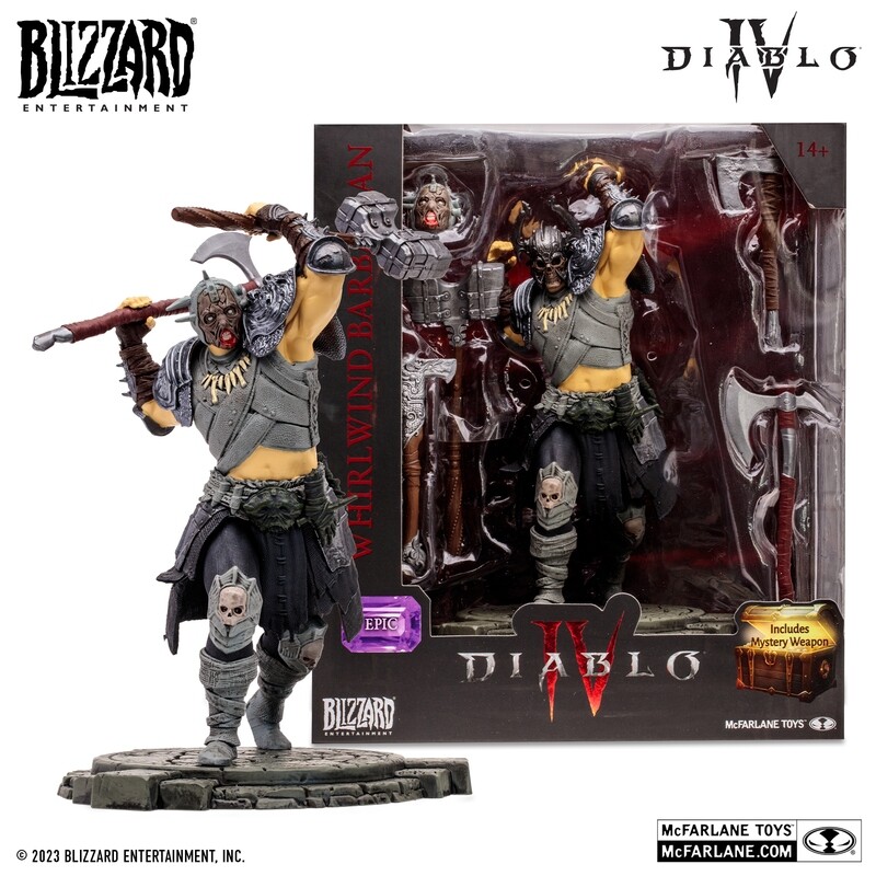 MCFARLANE TOYS Diablo IV Whirlwind Barbarian (Epic) 1:12 Scale Posed Figure