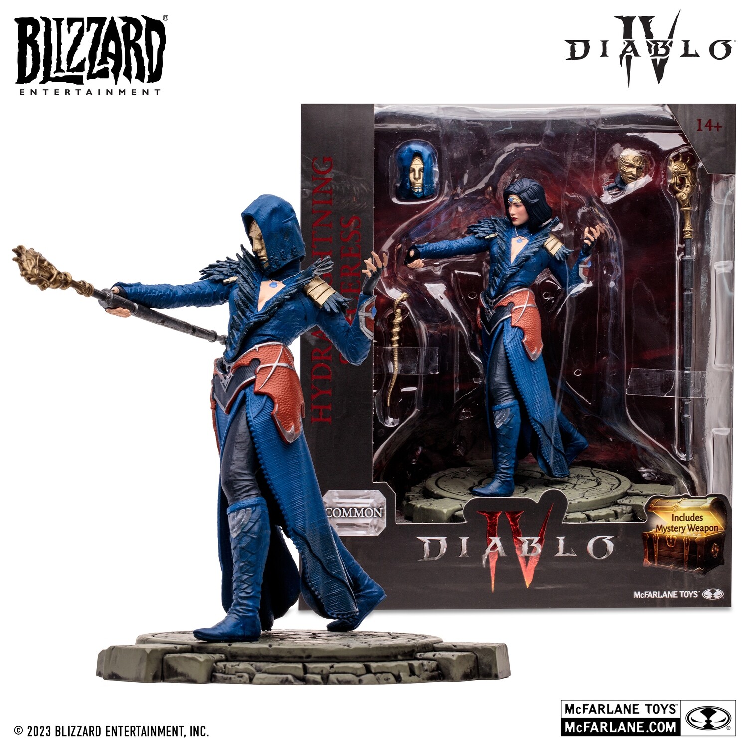 MCFARLANE TOYS Diablo IV Hydra Lightning Sorceress (Common) 1:12 Scale Posed Figure