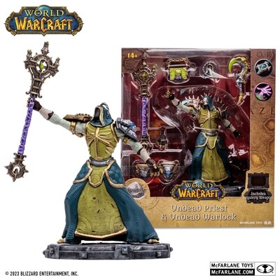 MCFARLANE TOYS World of Warcraft Undead Priest / Warlock (Common) 1:12 Scale Posed Figure