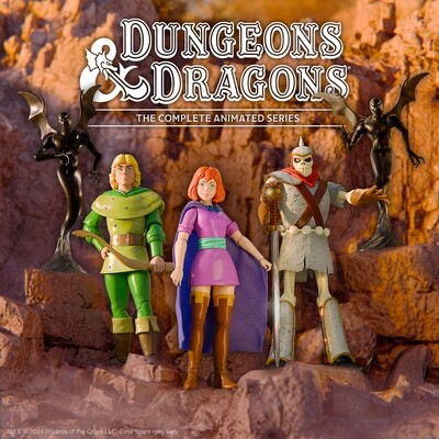**PRE ORDER** Super7 Dungeons and Dragons Wave 1 Ultimates SET OF 5 Action Figures