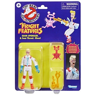 Ghostbusters Kenner Classics The Real Ghostbusters Frieght Features Egon Spengler & Soar Throat Ghost