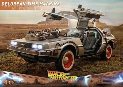 **PRE ORDER** Hot Toys Back To The Future Part 3 DeLorean Time Machine 1:6 Figure Vehicle Accessory (LIMITED EXCLUSIVE)
