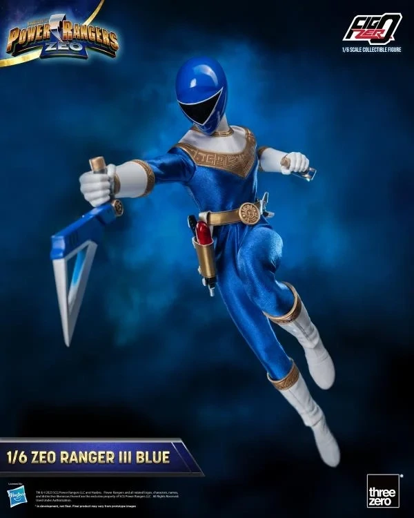 **PRE ORDER** Threezero  Power Rangers Zeo Blue Ranger 1:6 Scale Action Figure