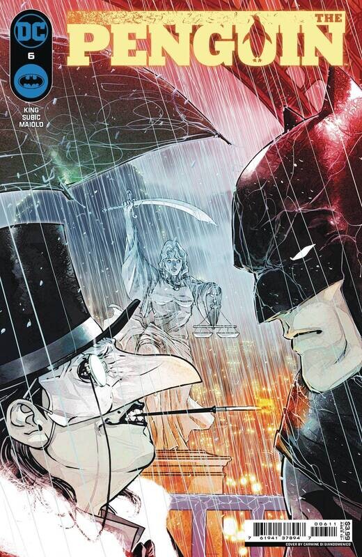 PENGUIN #6 CVR A CARMINE DI GIANDOMENICO
DC COMICS
(24th January 2024) PENGUIN #6 CVR A CARMINE DI GIANDOMENICO
DC COMICS
(24th January 2024)