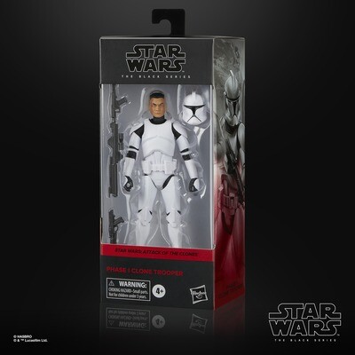 Star Wars The Black Series 6" Phase I Clone Trooper (Attack of the Clones)