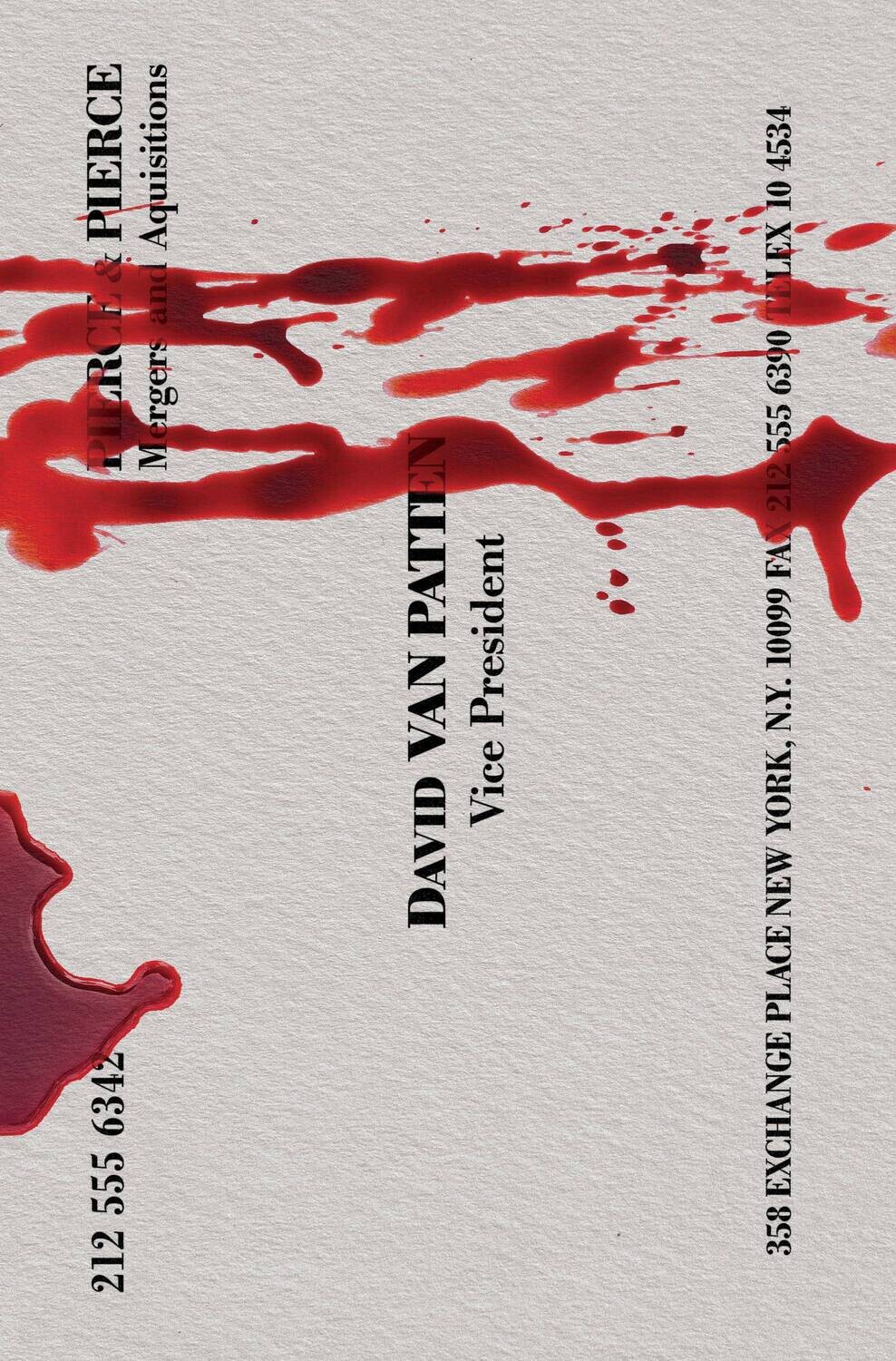 AMERICAN PSYCHO #3 (OF 5) CVR D BRUDER BUSINESS CARD (MR)
MASSIVE
(31st January 2024)