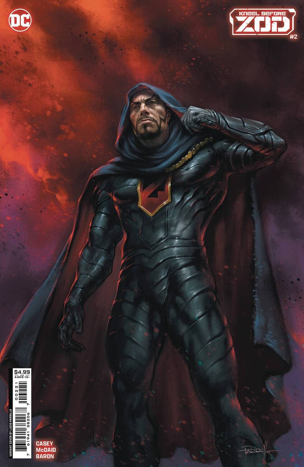 KNEEL BEFORE ZOD #2 (OF 12) CVR B LUCIO PARRILLO CSV
DC COMICS
(7th February 2024)