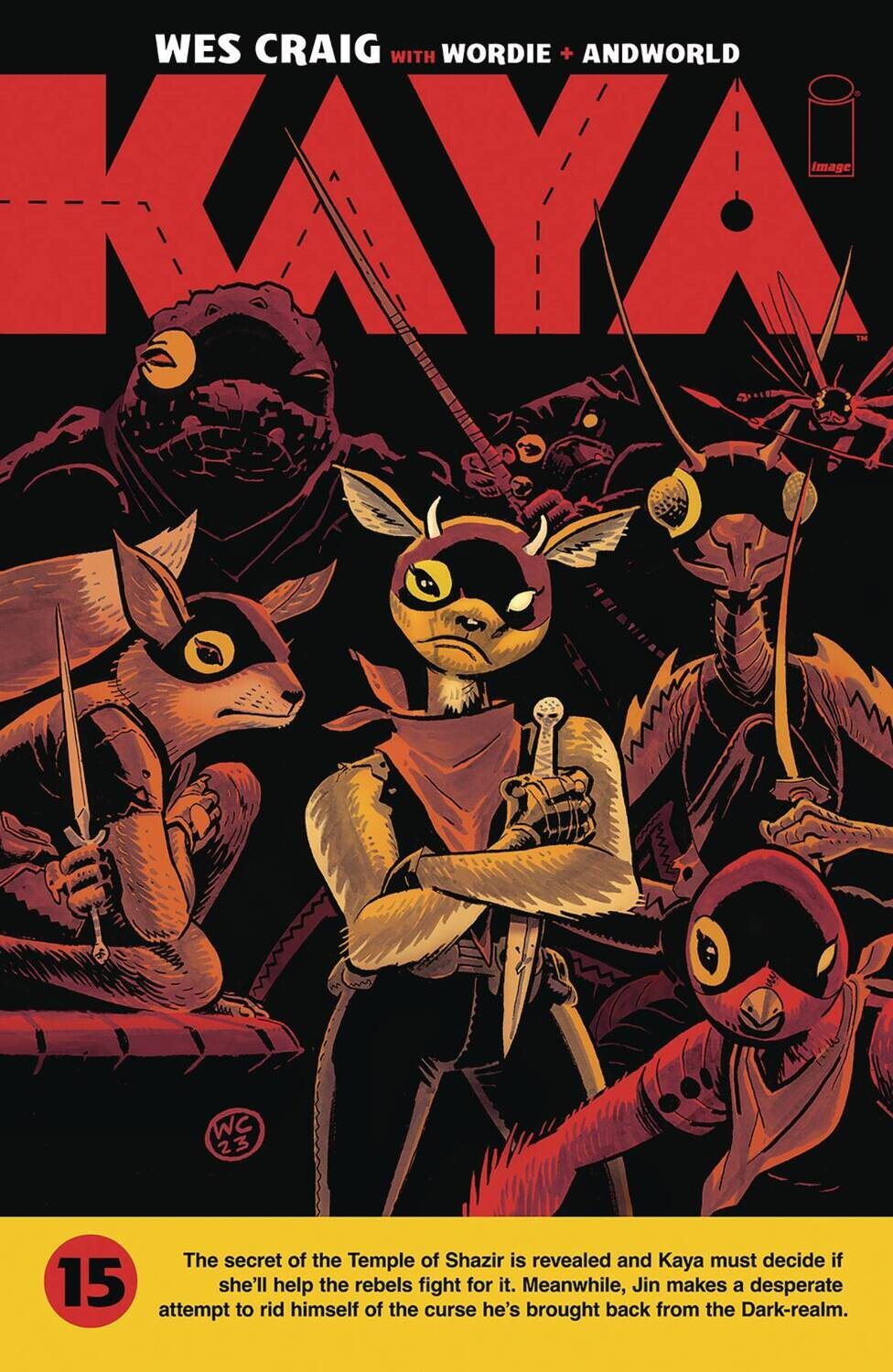 KAYA #15 CVR A CRAIG
IMAGE COMICS
(7th February 2024)