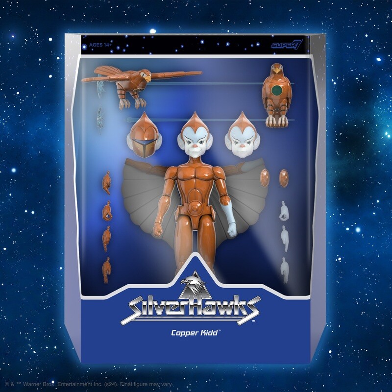 Super7 - SilverHawks Ultimates WAVE 5 Copper Kidd (Cartoon Accurate)