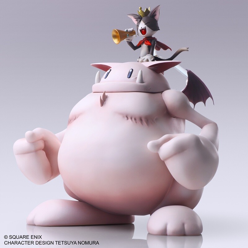 Square Enix Final Fantasy 7 Bring Arts Cait Sith with Fat Moogle