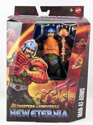 Masters of the Universe MAN-AT-ARMS Action Figure NEW ETERNIA (MASTERVERSE)