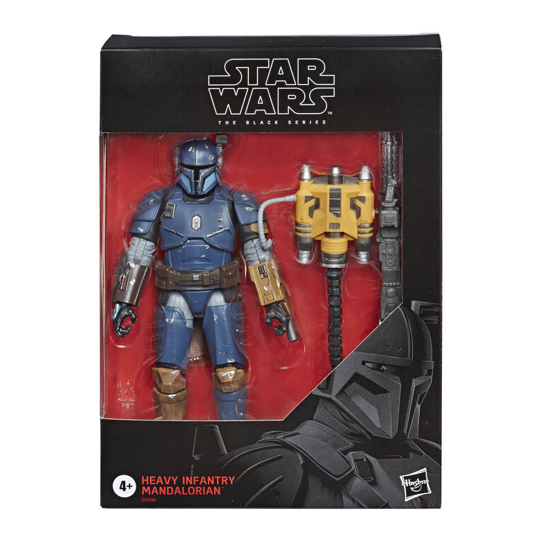 **DAMAGED BOX ONLY** Star Wars The Black Series 6" Heavy Infantry Mandalorian Deluxe Action Figure
