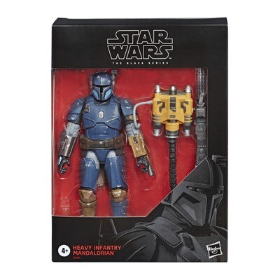 **DAMAGED BOX ONLY** Star Wars The Black Series 6" Heavy Infantry Mandalorian Deluxe Action Figure