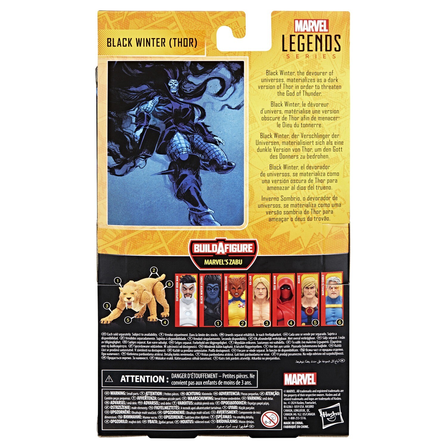 Marvel Legends Winter Guard - Red Widow - Zabu Wave