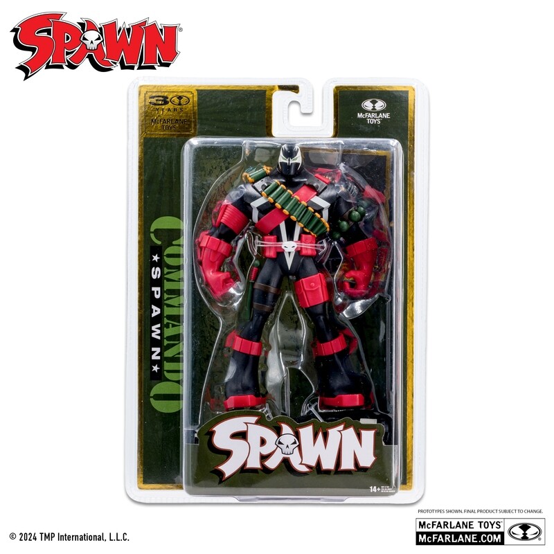 McFarlane Toys 7" Spawn Commando Spawn (30 Years) Figure