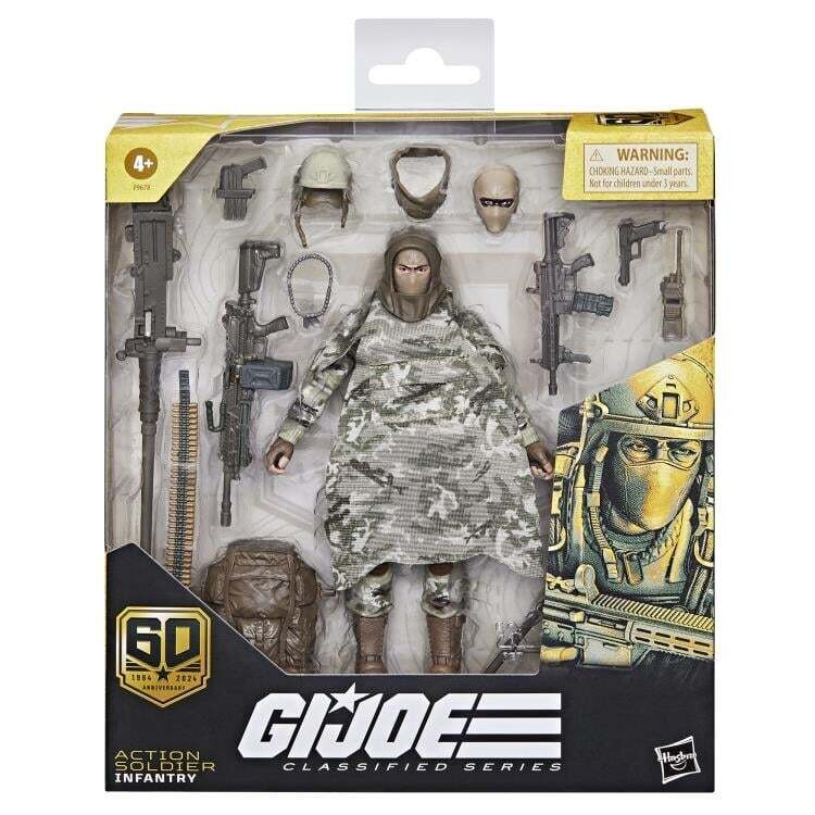 GI JOE Classified Series 6" Deluxe 60th Anniversary Soldier Infantry Action Figure