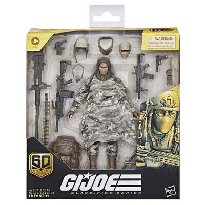 GI JOE Classified Series 6" Deluxe 60th Anniversary Soldier Infantry Action Figure (IMPORT)