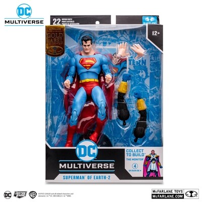 ***PRE ORDER*** McFarlane Toys DC Multiverse Crisis on Infinite Earths Wave Superman of Earth 2 (MONITOR BAF) GOLD LABEL