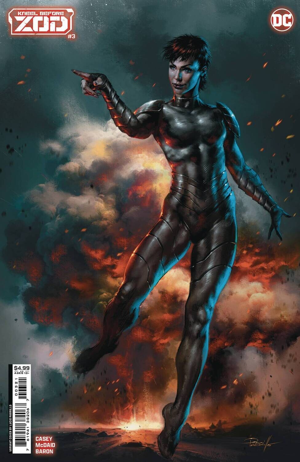 KNEEL BEFORE ZOD #3 (OF 12) CVR B LUCIO PARRILLO CSV
DC COMICS
(6th March 2024)