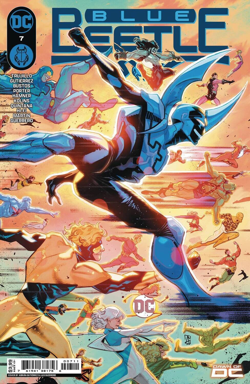 BLUE BEETLE #7 CVR A ADRIAN GUTIERREZ
DC COMICS
(6th March 2024)