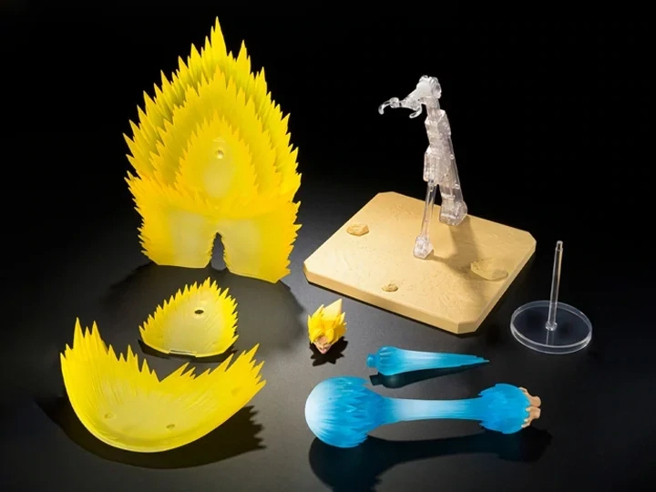 Bandai S.H Figuarts Dragon Ball Z Super Saiyan Goku (Teleport Kamehameha) Effect Parts Set