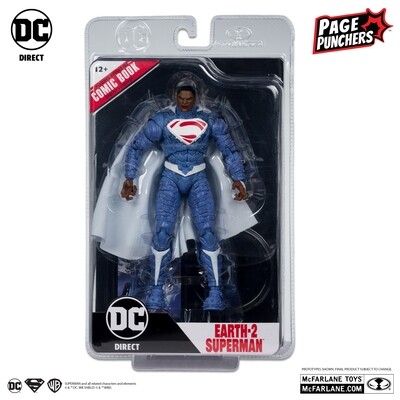**PRE-ORDER** DC DIRECT COLLECTIBLES 7" PAGE PUNCHERS GHOSTS OF KRYPTON WAVE 1: EARTH 2 SUPERMAN