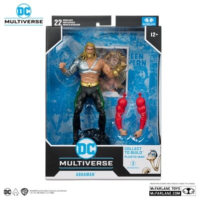 ***PRE ORDER*** McFarlane Toys DC Multiverse JLA Wave Aquaman (PLASTIC MAN BAF)