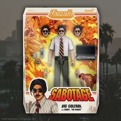 **PRE ORDER** Super7 BEASTIE BOYS ULTIMATES Wave 1 Vic Colfari as The Rookie (SABOTAGE) 7" Scale Action Figure