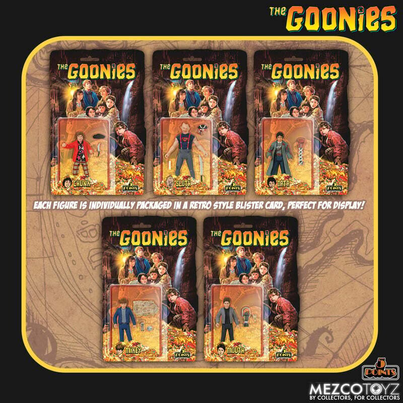 **PRE ORDER** MEZCO 5 POINTS:  The Goonies Set of 5