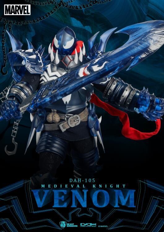 **PRE ORDER** Beast Kingdom Marvel Dynamic 8ction Heroes DAH-105 Medieval Knight Venom