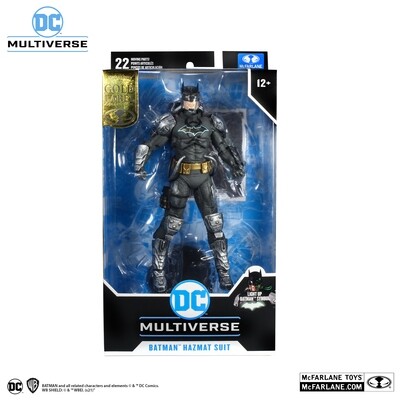 McFarlane Toys 7" DC Multiverse BATMAN HAZMAT SUIT Light Up Version (GOLD LABEL)