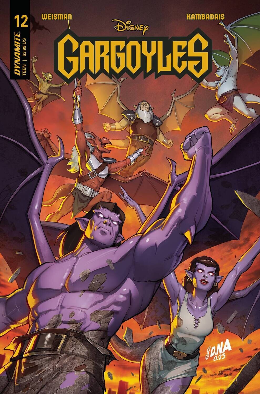 GARGOYLES #12 CVR A NAKAYAMA
DYNAMITE
(20th March 2024)