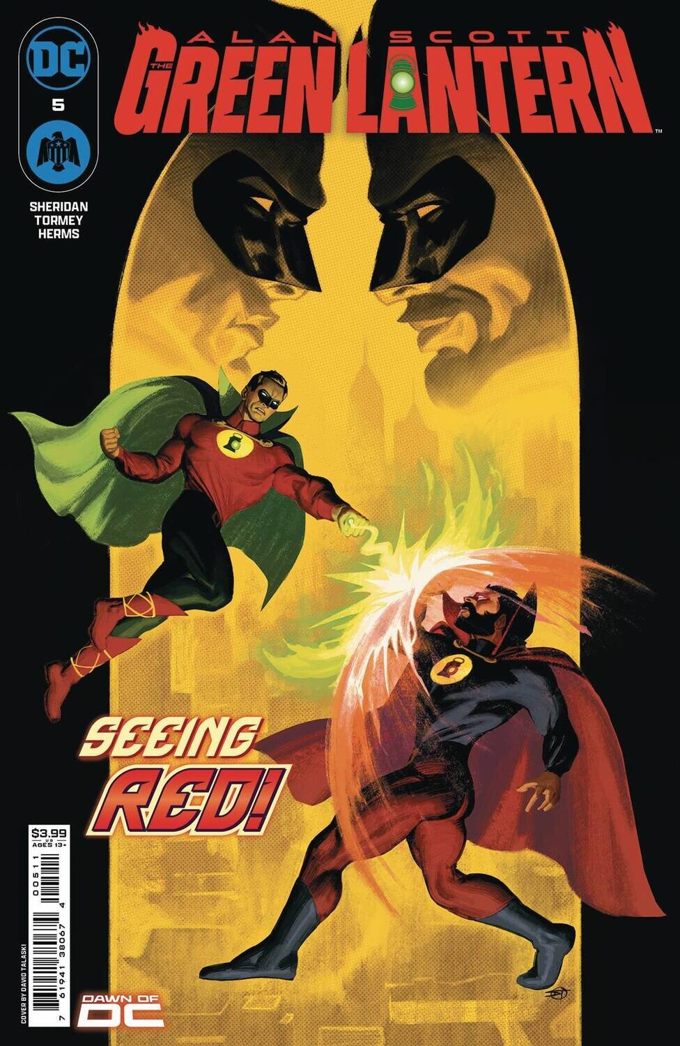 ALAN SCOTT THE GREEN LANTERN #5 (OF 6) CVR A DAVID TALASKI
DC COMICS
(27th March 2024)