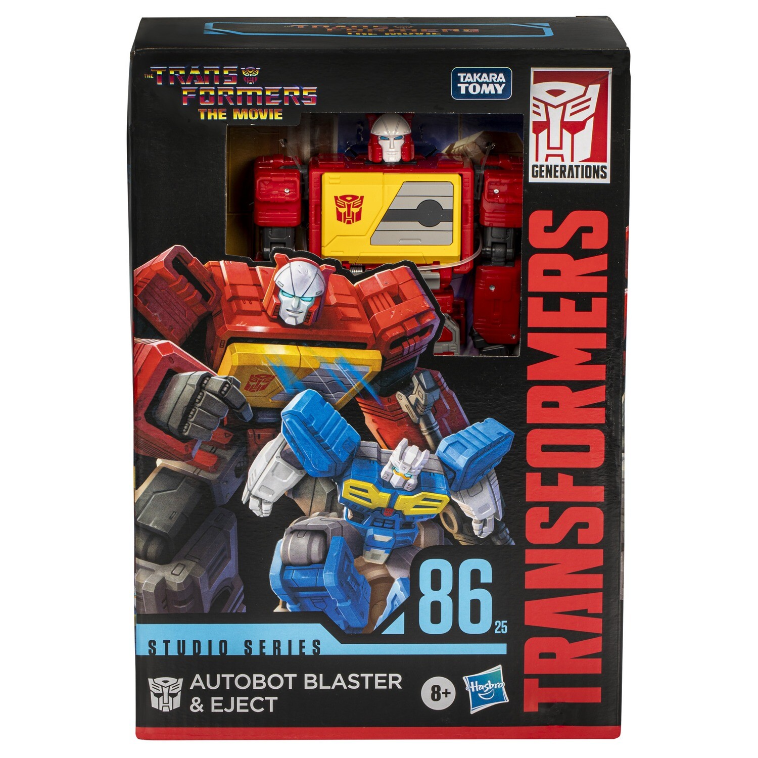 Transformers Studio Series 86-25 Voyager The Transformers: The Movie Autobot Blaster and Eject